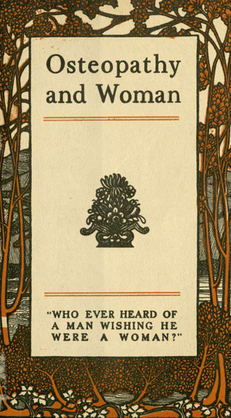 Cover of Osteopathy and Woman